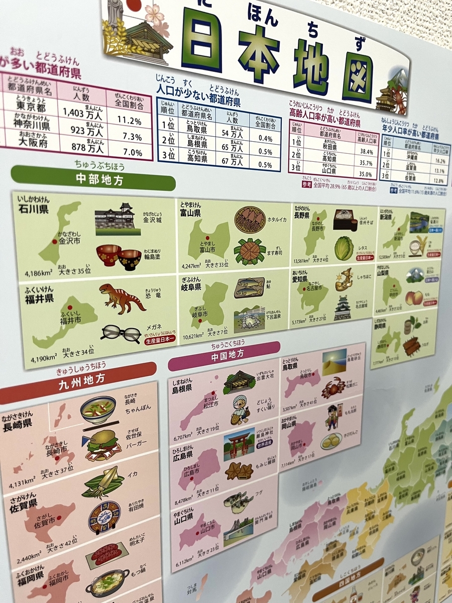 買って良かったおすすめ日本地図
