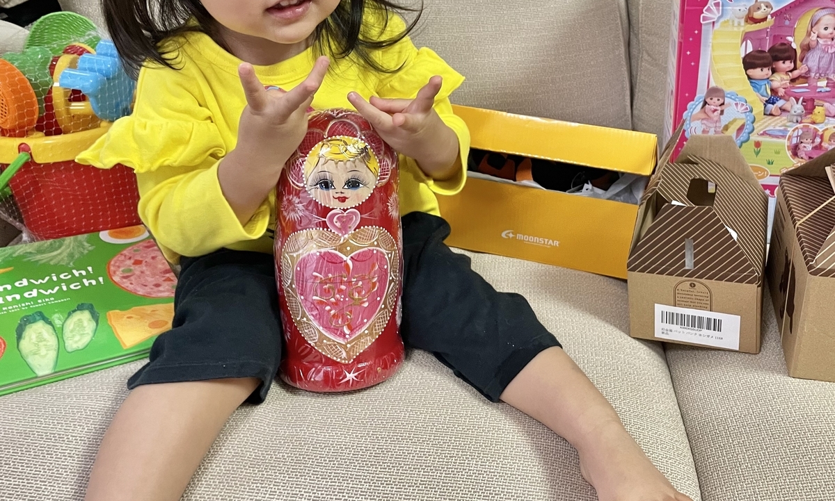 2歳のプレゼント マトリョーシカが最高の知育玩具に！