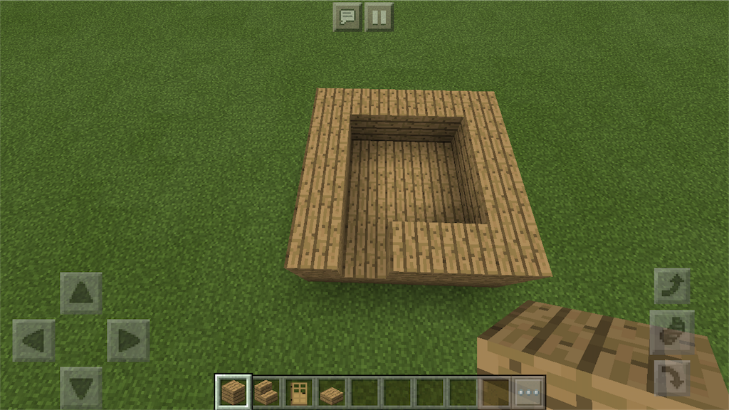 マイクラで初心者でも簡単に作れる木材一種類の家建築 マイクラでサバイバル