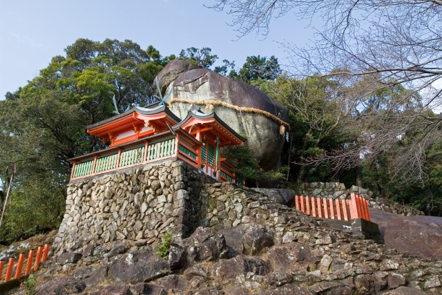 神倉神社の巨石