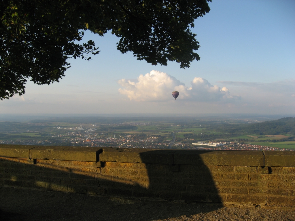 ホーエンツォレルン城から見た風景