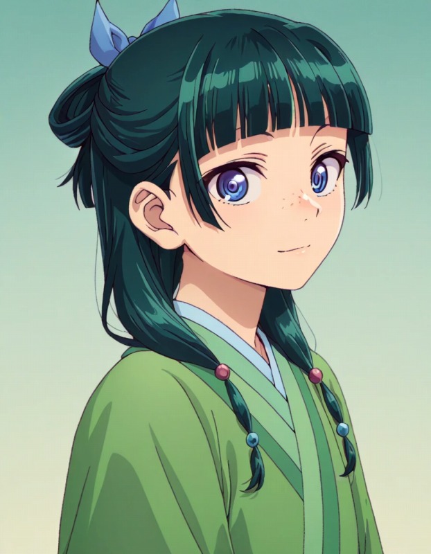 画像生成AI】アニメ「薬屋のひとりごと」から“猫猫（マオマオ）”を