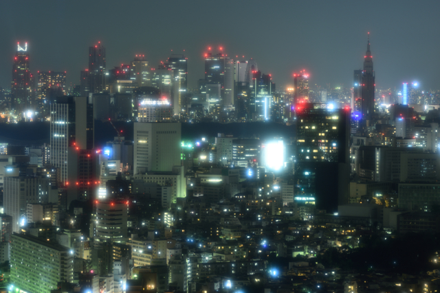 夜景にソフトフィルターを使ってみる Hieの日記
