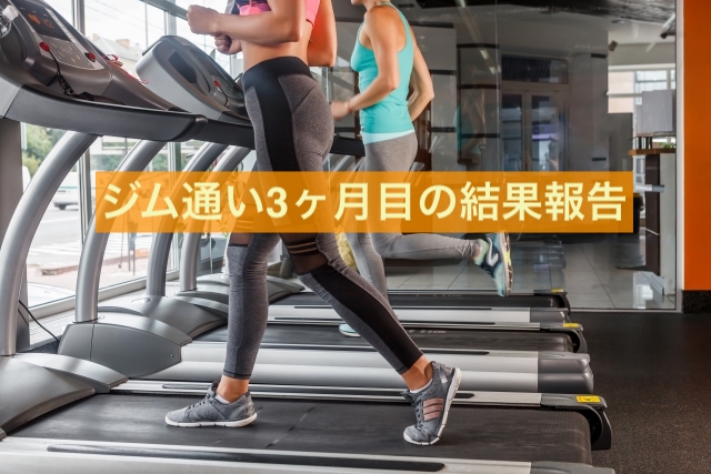 ジム通い3ヶ月目の結果報告