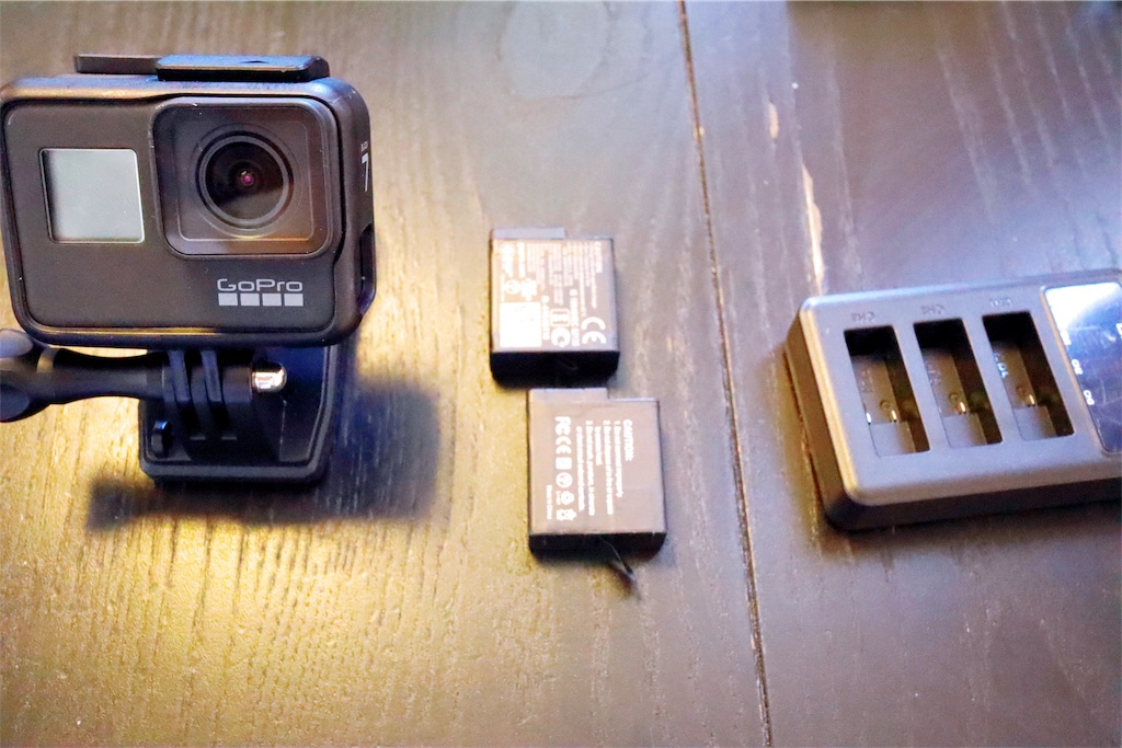 GoPro とバッテリー