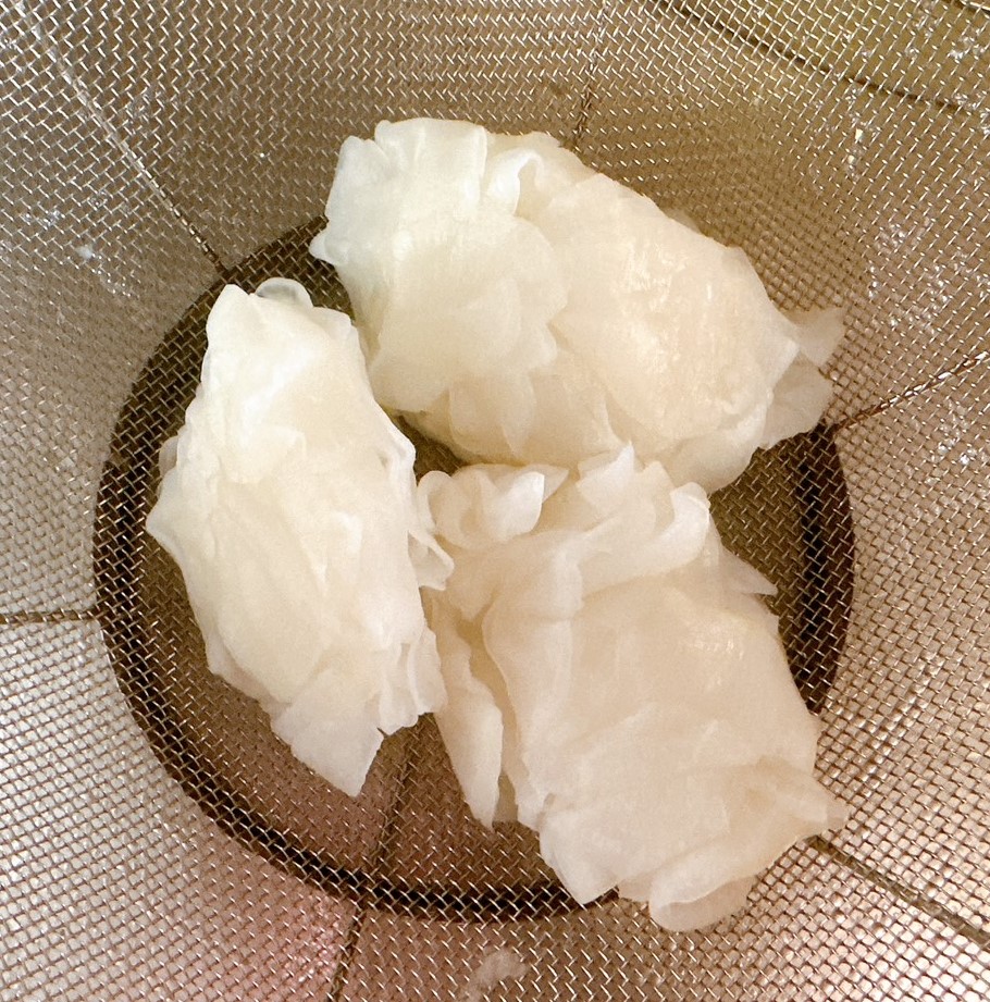 水気をしっかり絞る