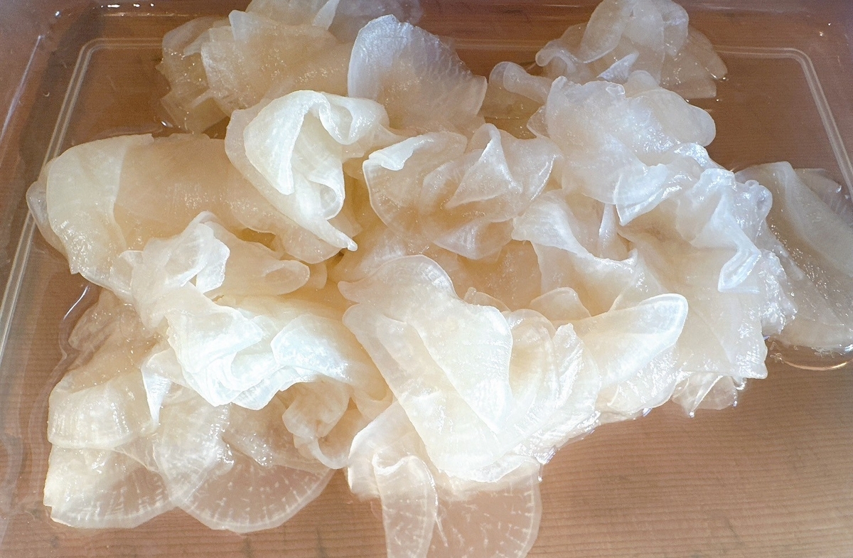 保存容器に移す