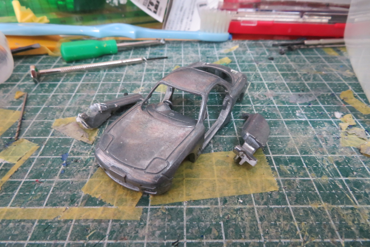 改造トミカ》 マツダ・アンフィニRX-7 タイプR FD3S 高橋啓介仕様を