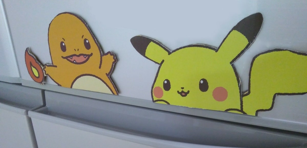 ヒトカゲ　ピカチュウ　マグネット