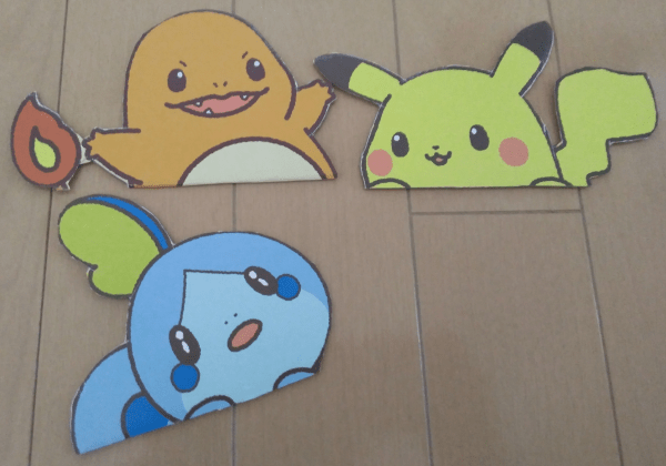 ヒトカゲ　ピカチュウ　メッソン
