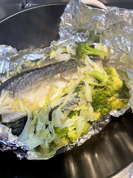 半額レシピ サバのホイル焼き Hirakana S Blog