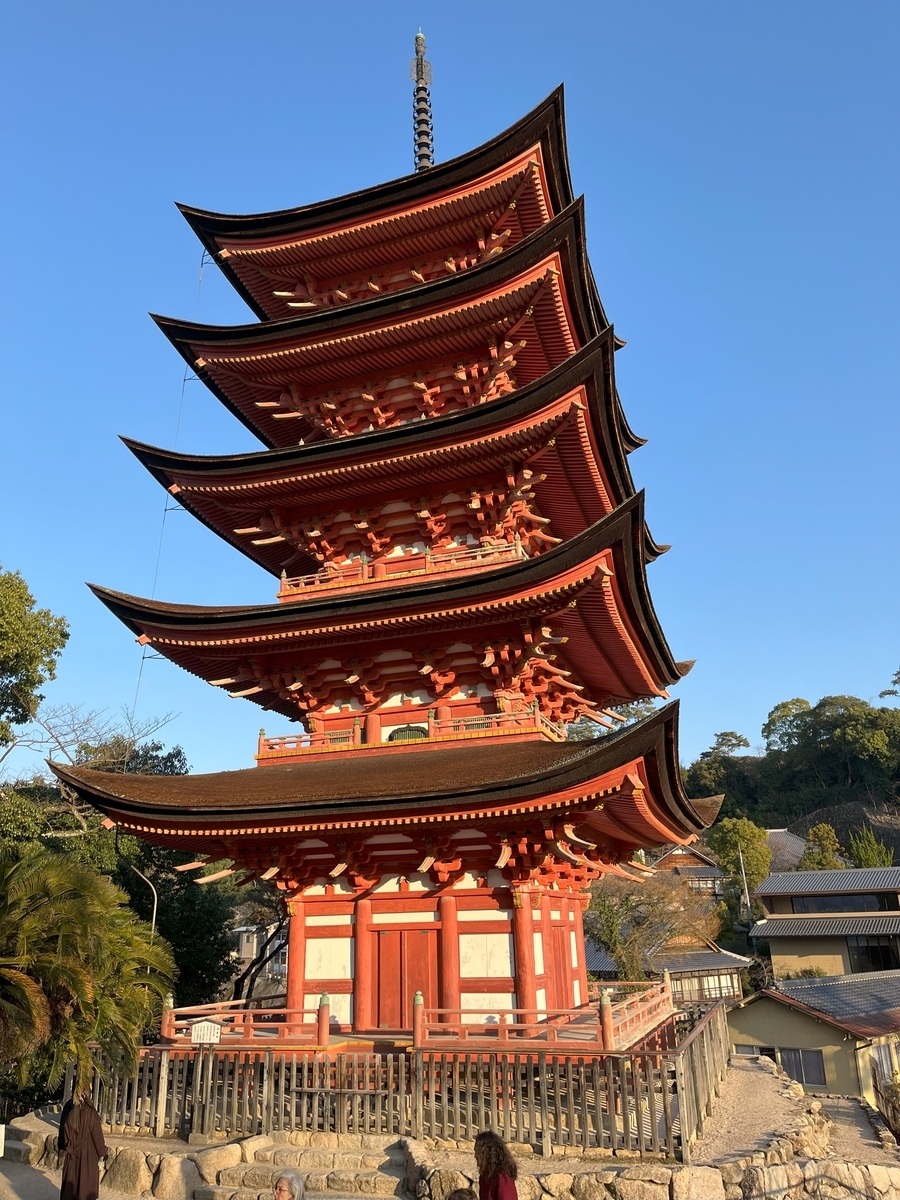 豊国神社の五重塔