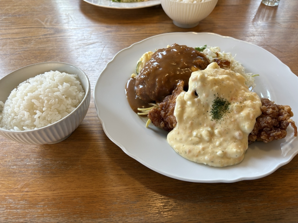 洋食よだれ道の日替わりランチ