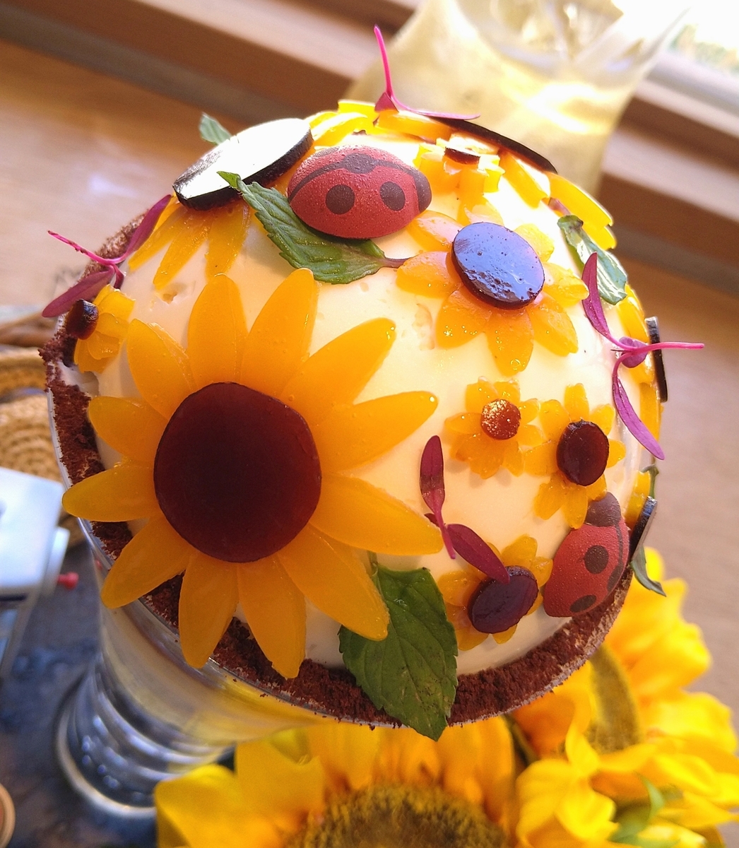 L'atelier à ma façon】ひまわりとてんとう虫の夏休み - ひろとカフェと
