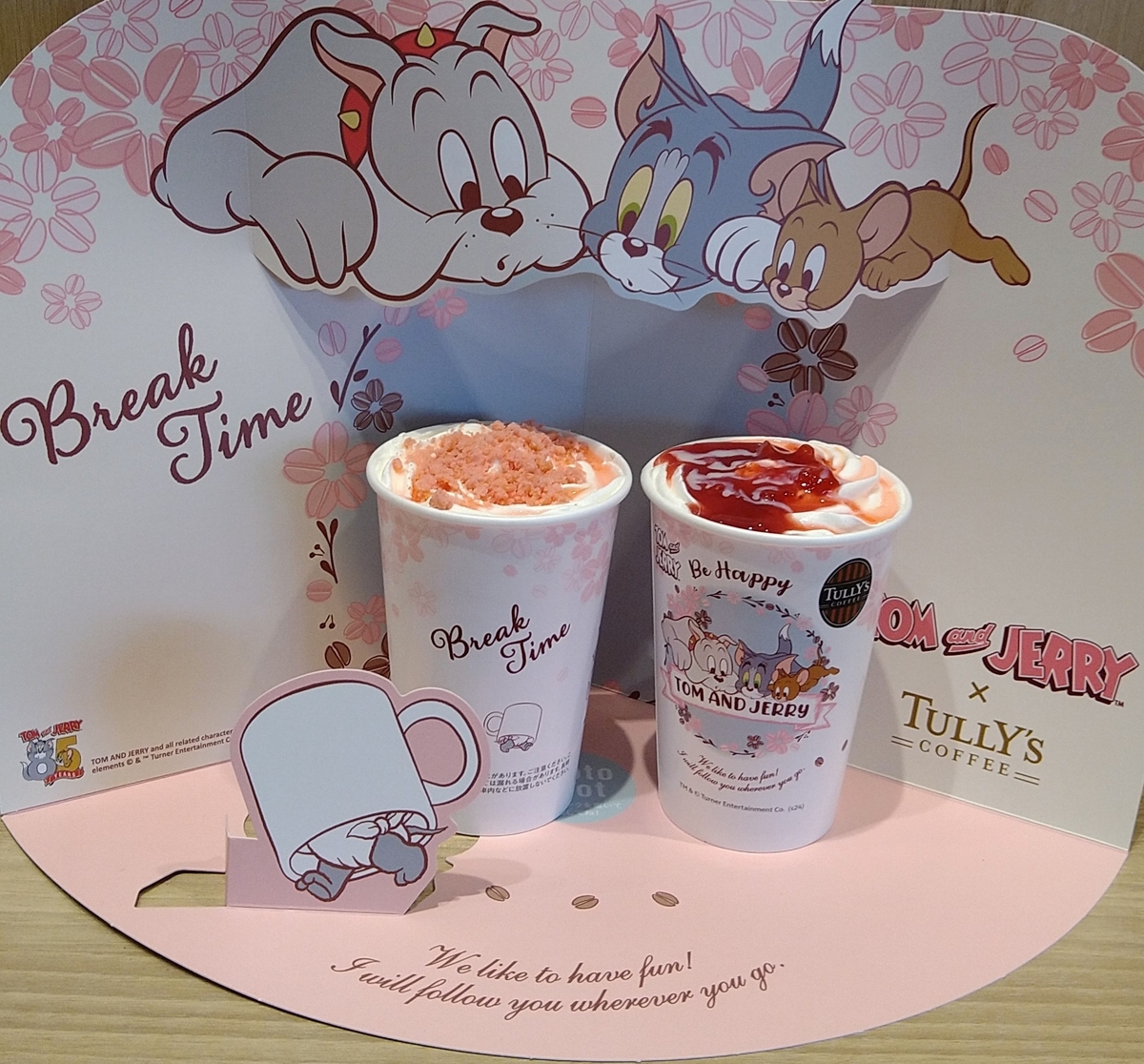 タリーズ×トムジェリ桜2024 - ひろとカフェと