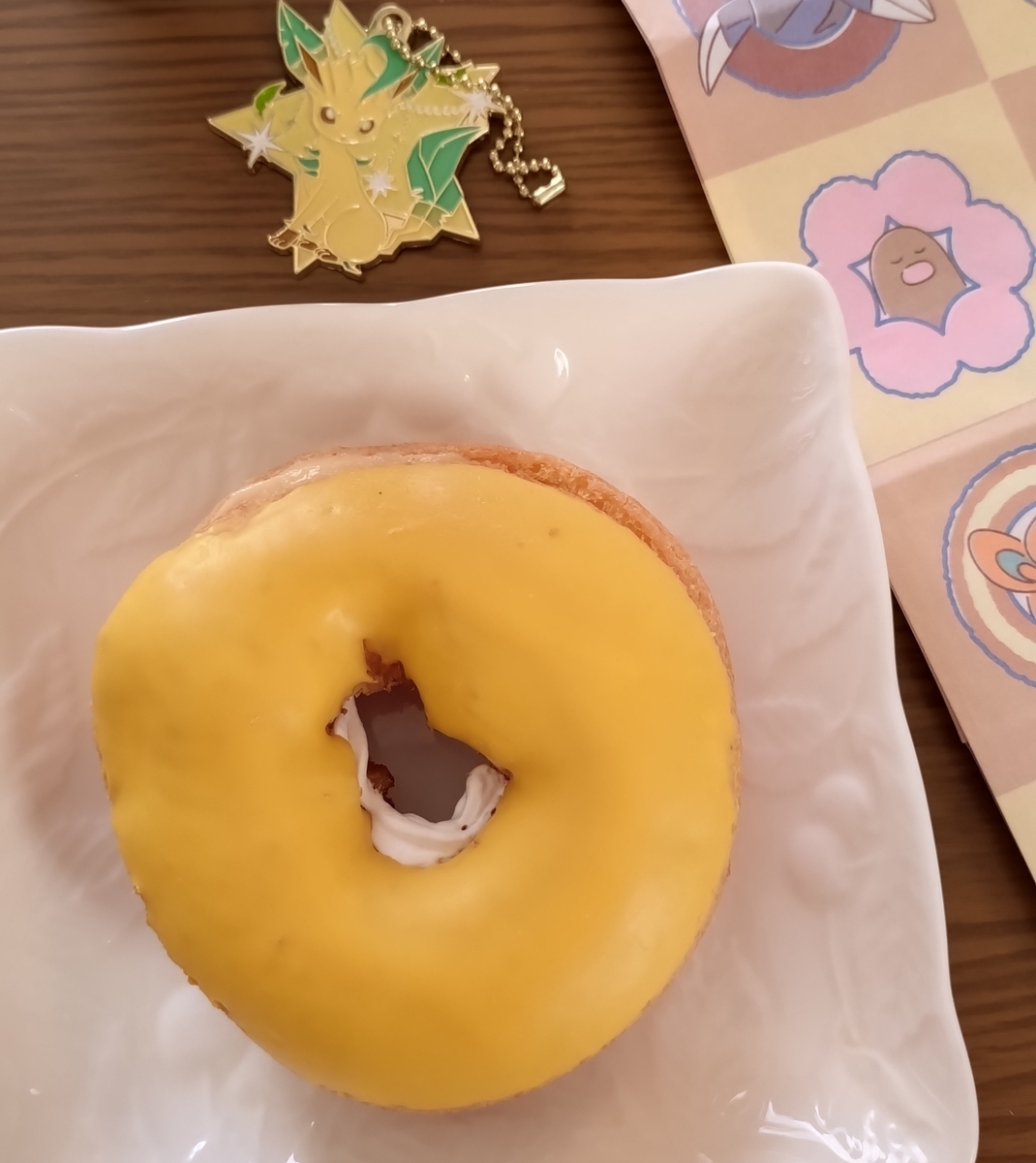 ミスドのポケモンドーナツってキャラクターものの方が甘すぎないのね