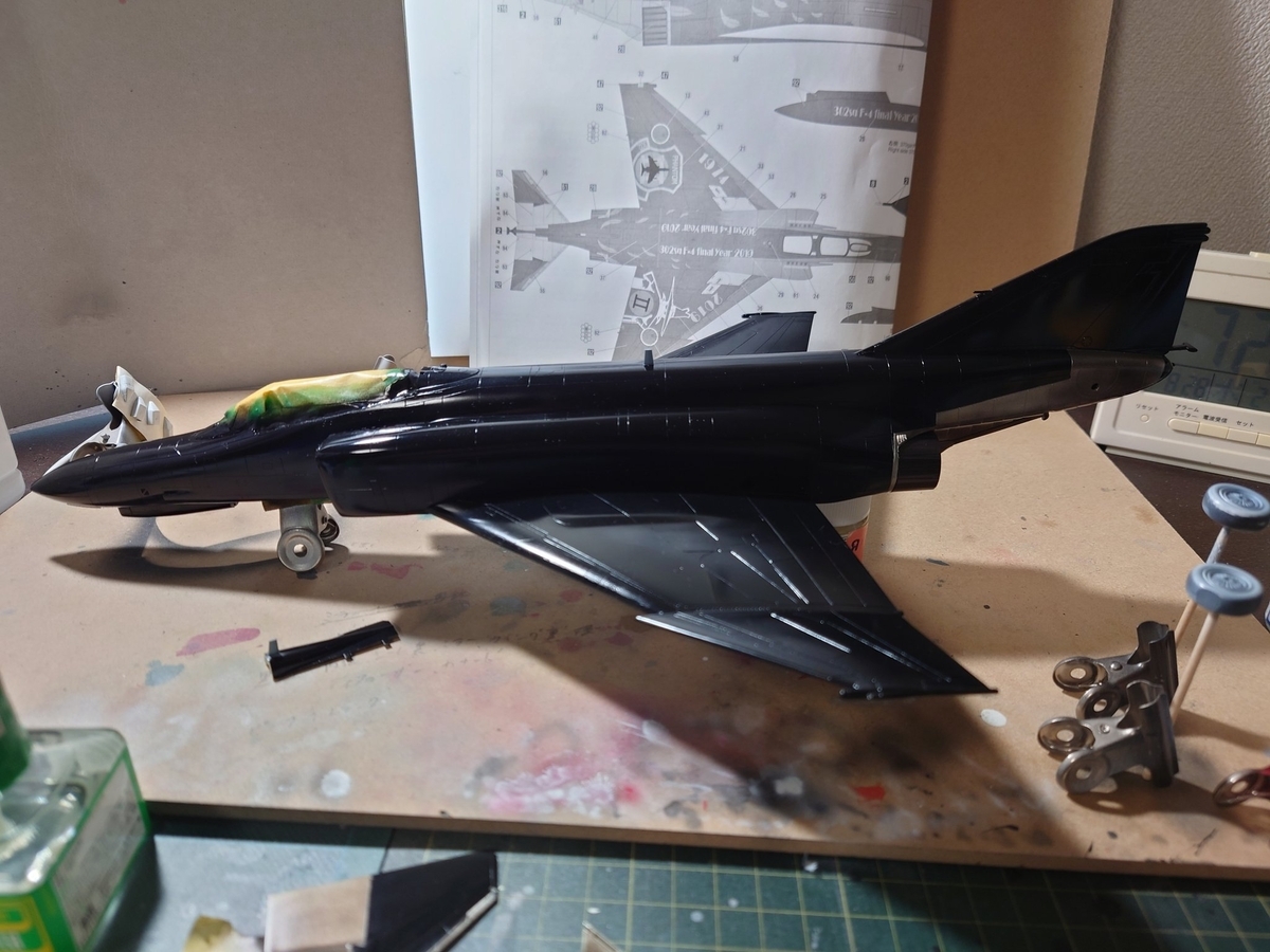 ハセガワ 1/48 F-4EJ改 黒オジロ 製作記 その4 - 趣味備忘録