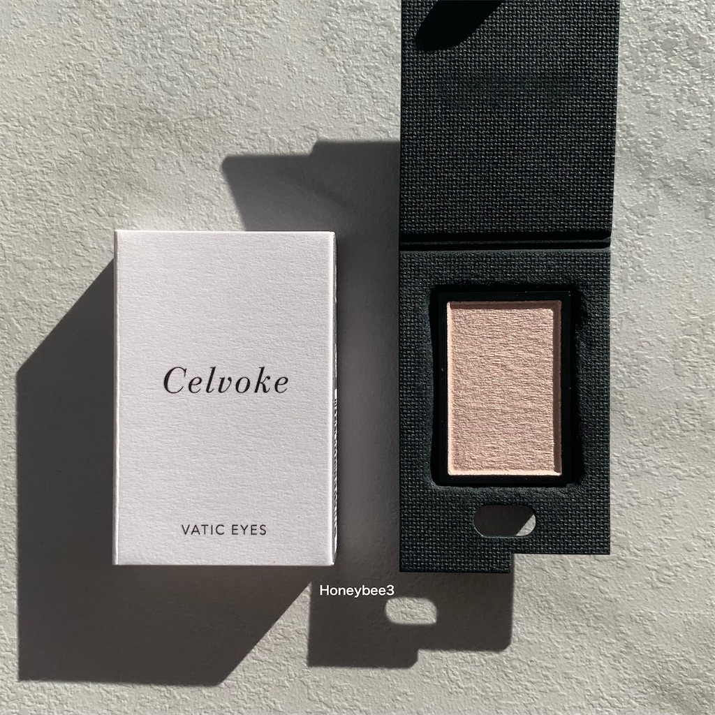 Celvoke ヴァティックアイズ　03 フロスティピンク 口コミ　レビュー　スウォッチ　シングルアイシャドウ