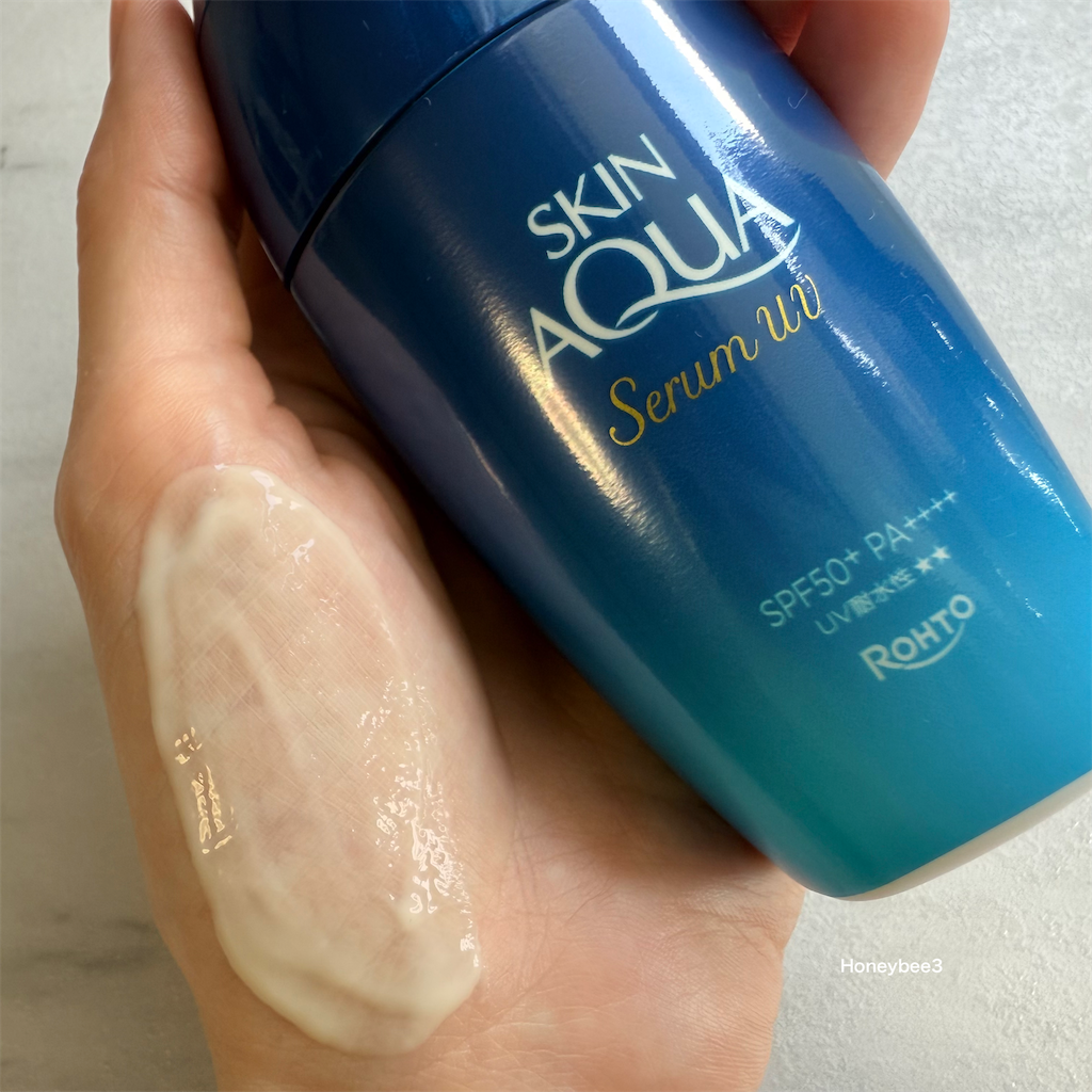 スキンアクア　ヒアルロンセラムUV SPF50+ PA++++　口コミ　レビュー　評価　アルコールフリー　エタノールフリー　石けん落ち　日焼け止め