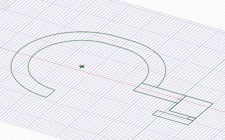 2次元スケッチ完成
