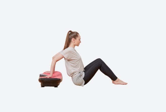 二の腕:左右2分