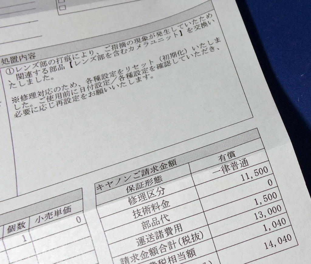 デジカメ 1週間で完全復活 キャノン らくらく修理便 はホントに楽々 餃子ランナーは電子機器の夢を見るか