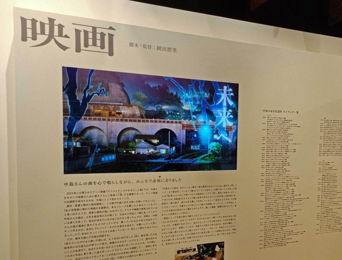 中島みゆき展」フォト三昧レポート（魅惑のCHAPTER篇） - 餃子
