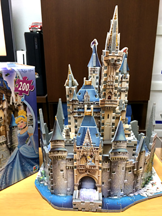 ディズニー3Dシンデレラ城530p立体パズル　新品未使用　未開封品　530ピース ディズニー3Dシンデレラ城530p立体パズル 新品未使用 未開封品