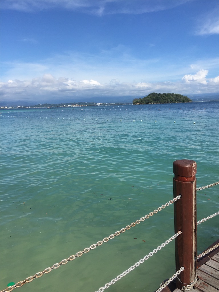 f:id:IMURUTA:20180517222909j:image コタキナバルで海底歩行(シーウォーキング)している