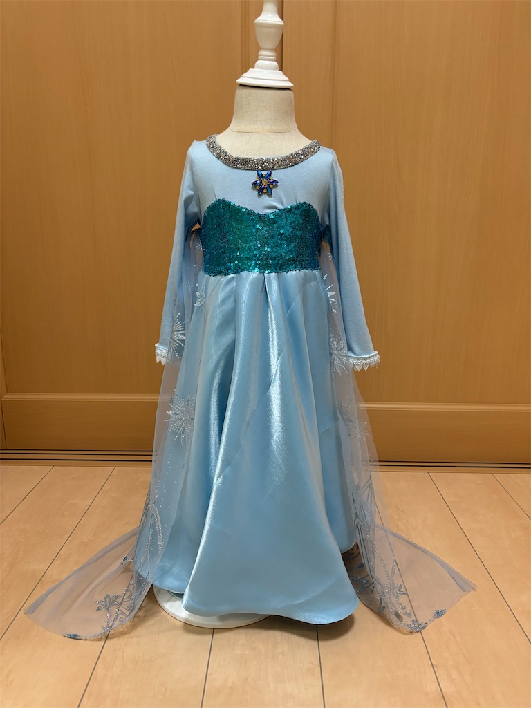 アナ雪】エルサ風ドレスの作り方【Dハロ】 - INANAのブログ