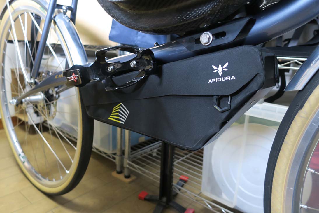 CHERUBIMリカンベント用のバッグ - 幅員5.5m未満をゆく