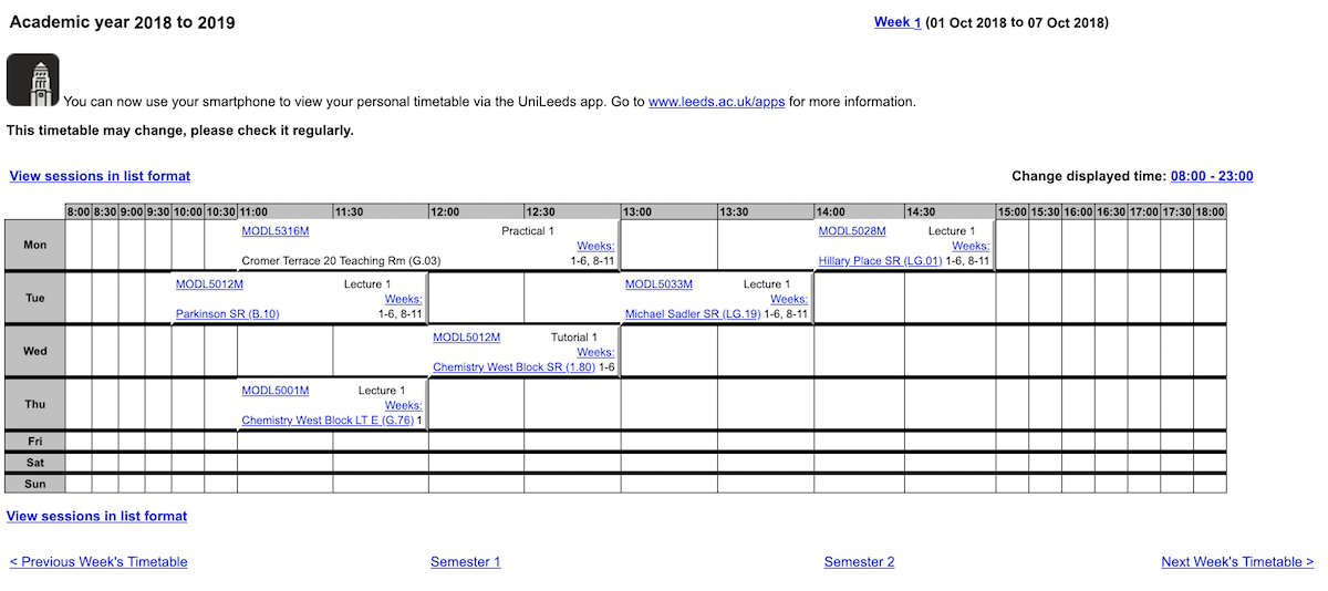 module plan
