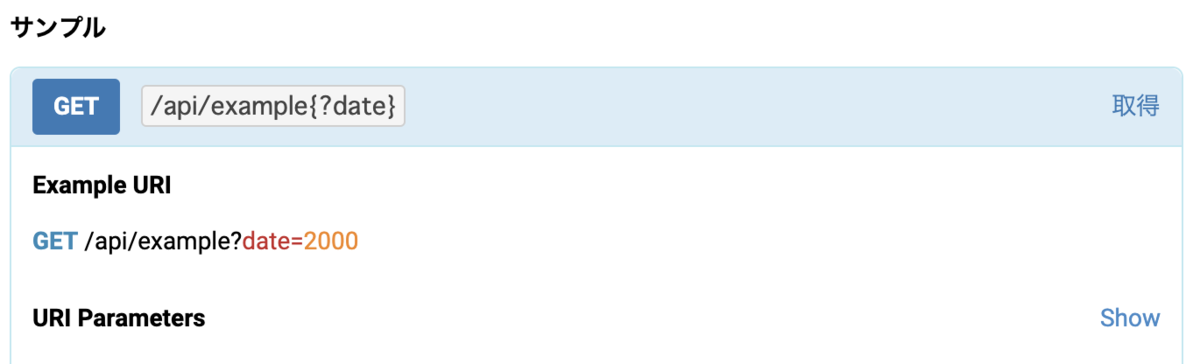 aglioで出力したHTML