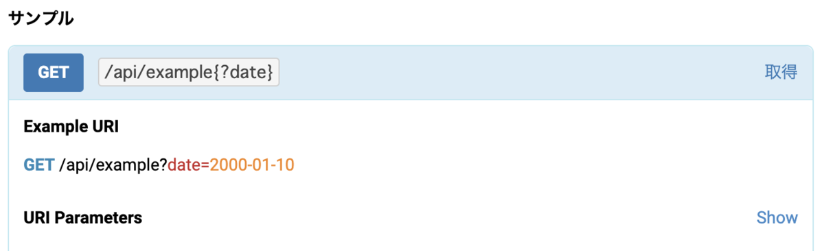 aglioで出力したHTML