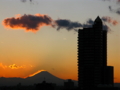 今日の夕焼け