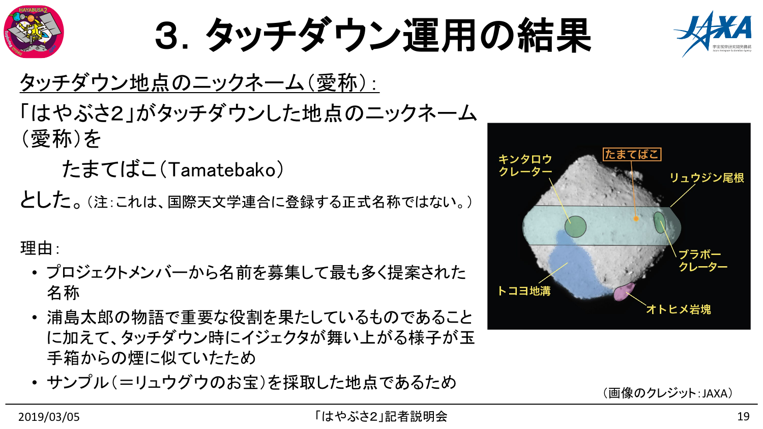 190305はやぶさ2