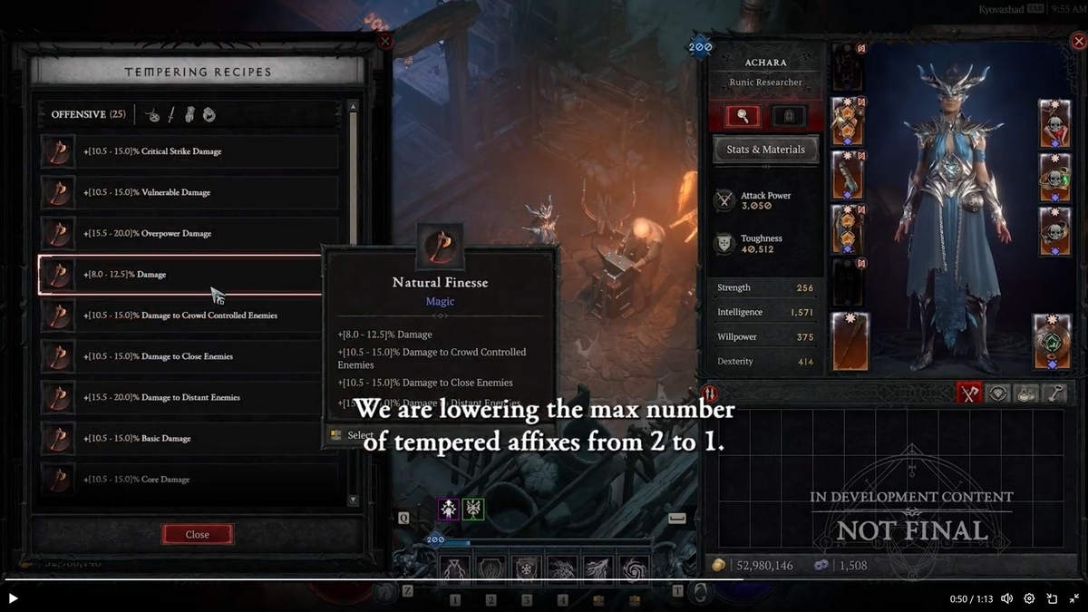 ディアブロ4攻略：どこよりも詳しいシーズン11PTR（パッチ2.5.0）情報