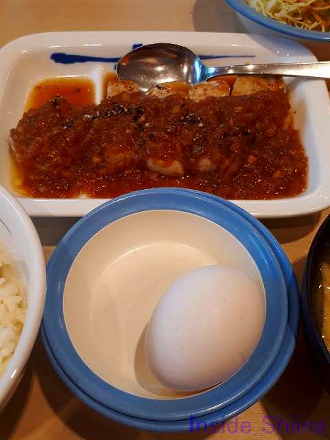 厚切りポークソテー定食(ライスミニ盛) 