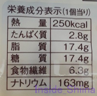 さつまいも蒸しパン栄養成分