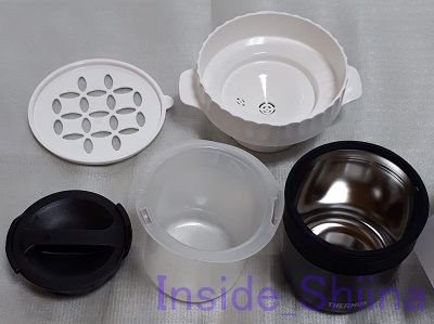 サーモスごはんが炊ける弁当箱部品