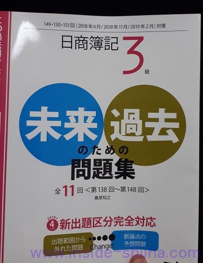 日商簿記3級おすすめ過去問集