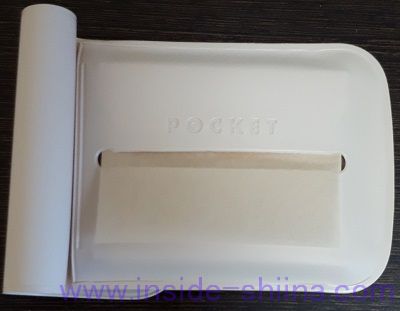 資生堂ポケットあぶらとり紙ポケット取り出し口