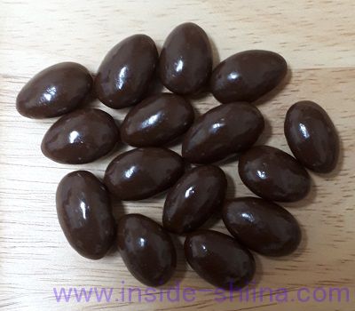 アーモンドチョコレート（イヌリン使用）見た目