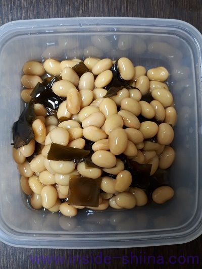 マルヤナギ豆畑低糖昆布豆見た目