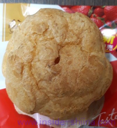 いちごシュー～果肉＆練乳入り～見た目