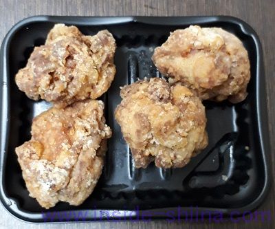 若鶏もも醤油竜田揚見た目