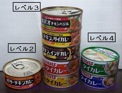 いなばのタイカレー辛さのレベル