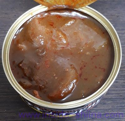いなば チキンとインドカレー115g見た目