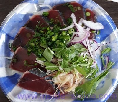 カツオのタタキ