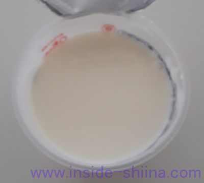 とろ~りクリームon杏仁豆腐見た目